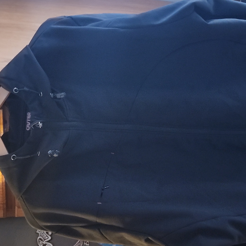 Outer Style Mens Black Performance Jacket